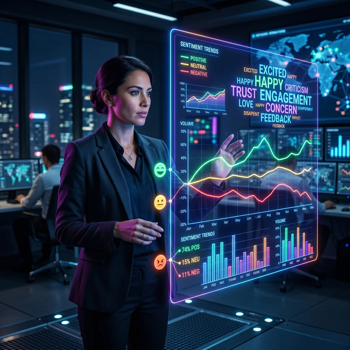 Analyse sentiment social