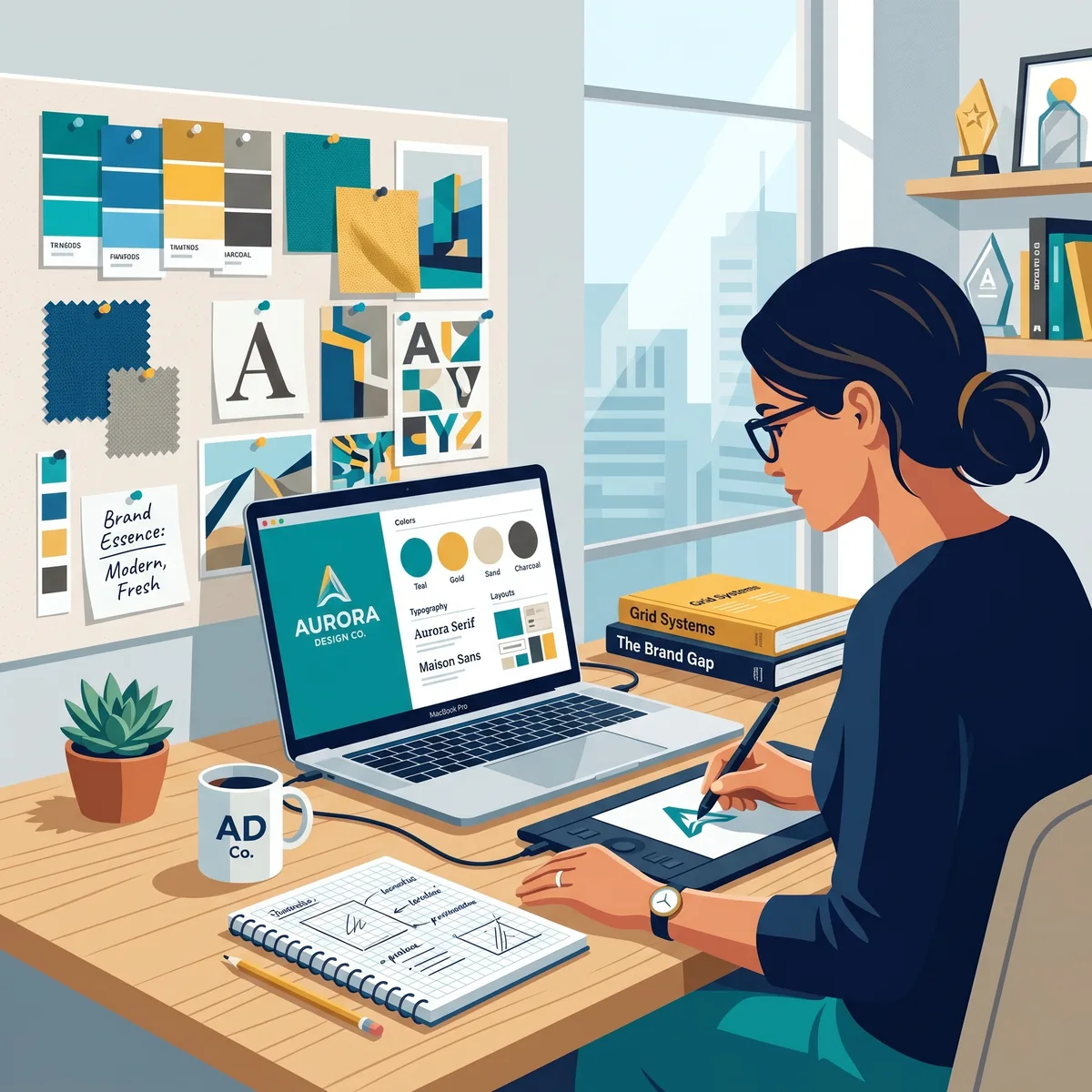 Brand book design