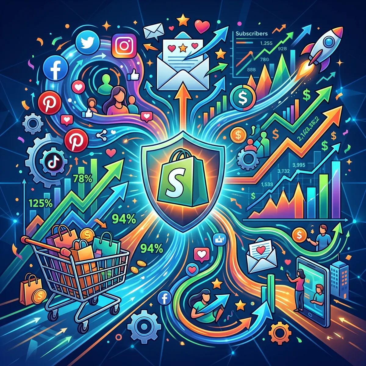 Campagne marketing Shopify