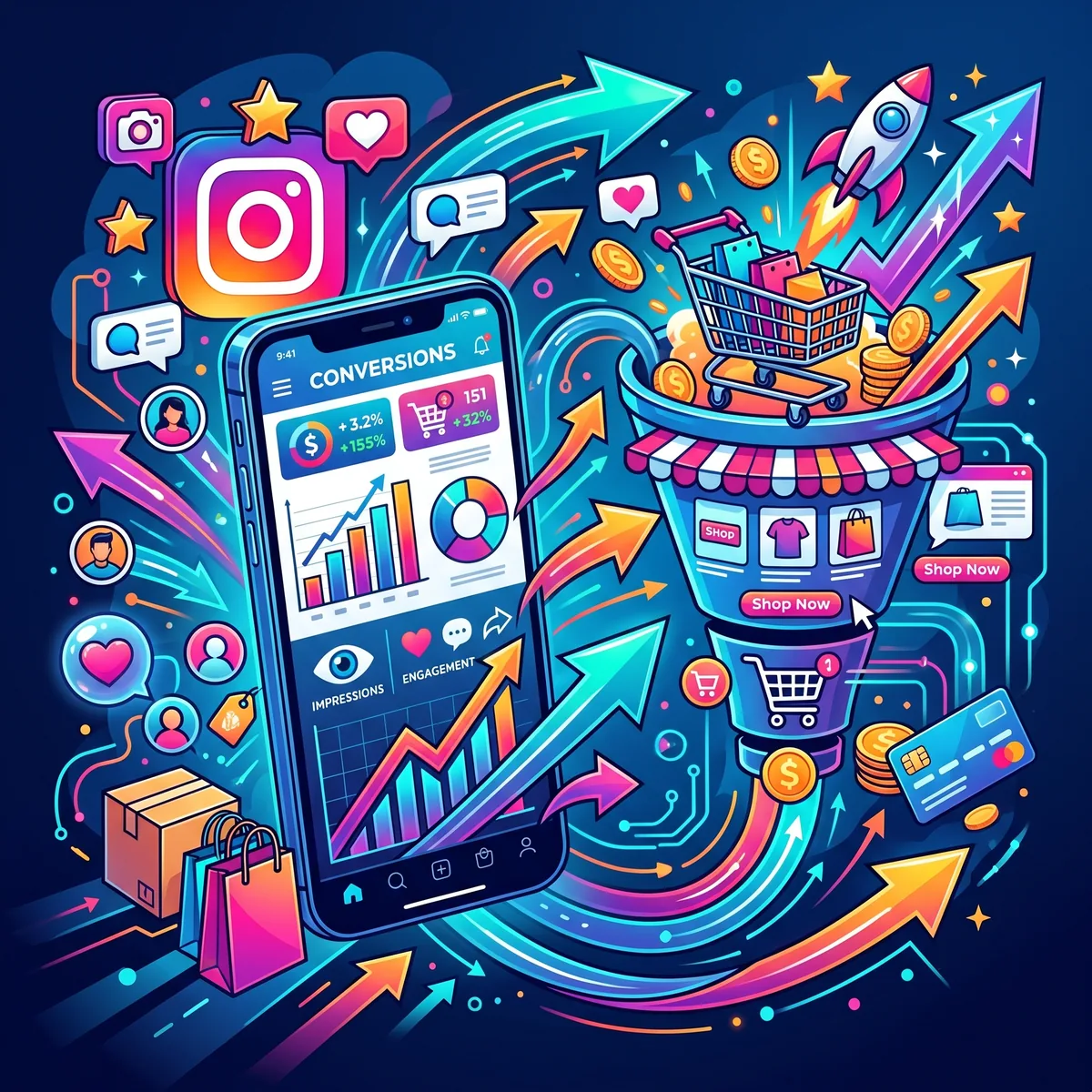 Campagnes de conversion Instagram