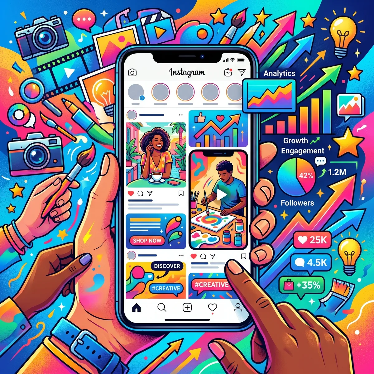 Contenu publicitaire Instagram