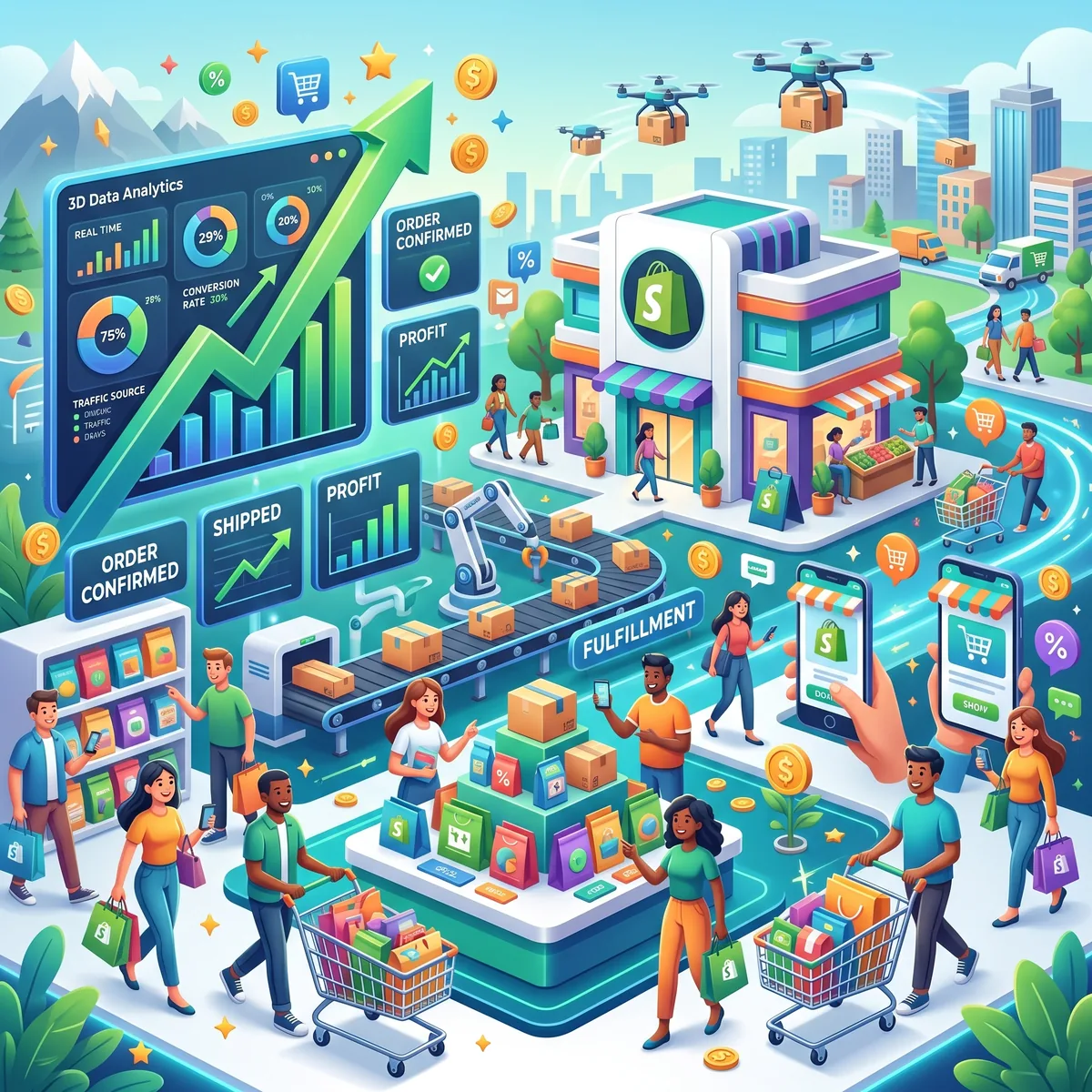 Création boutique Shopify