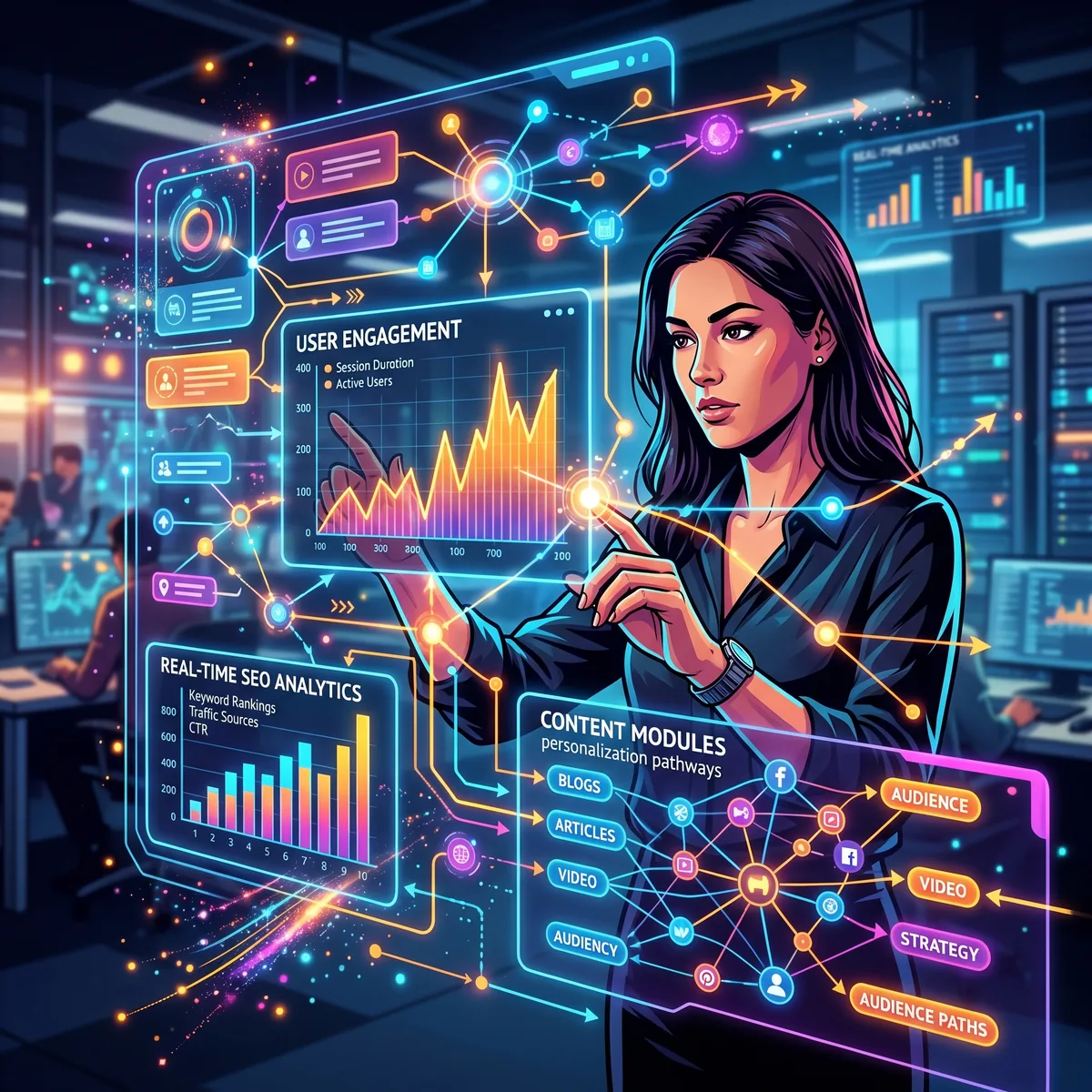 Création de contenu dynamique SEO