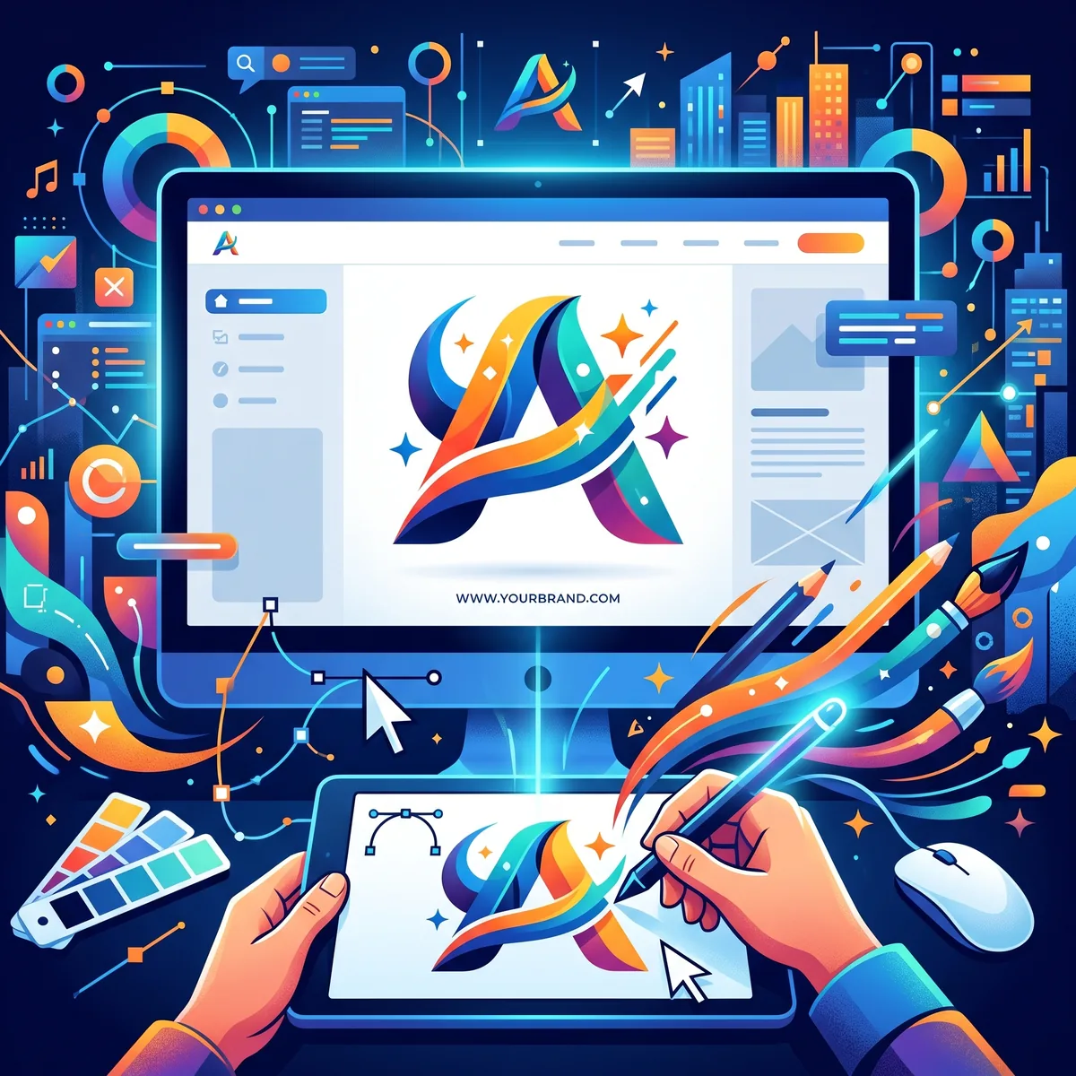 Création de logo pour site