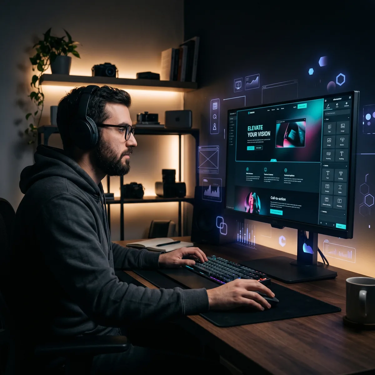 Création landing page Elementor