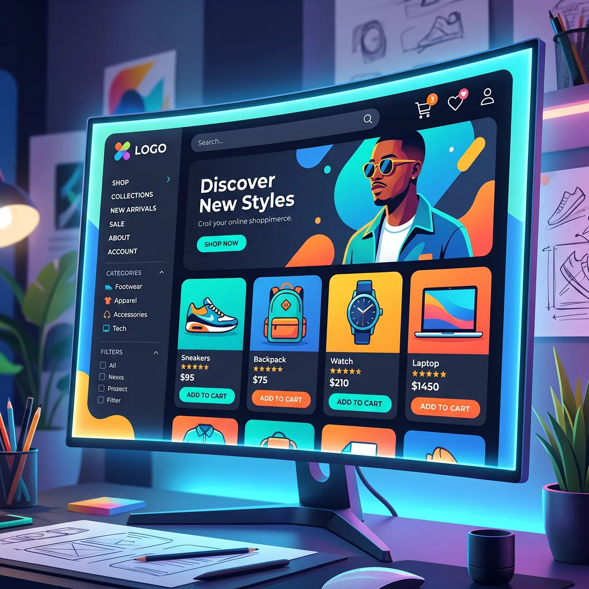 Design e-commerce