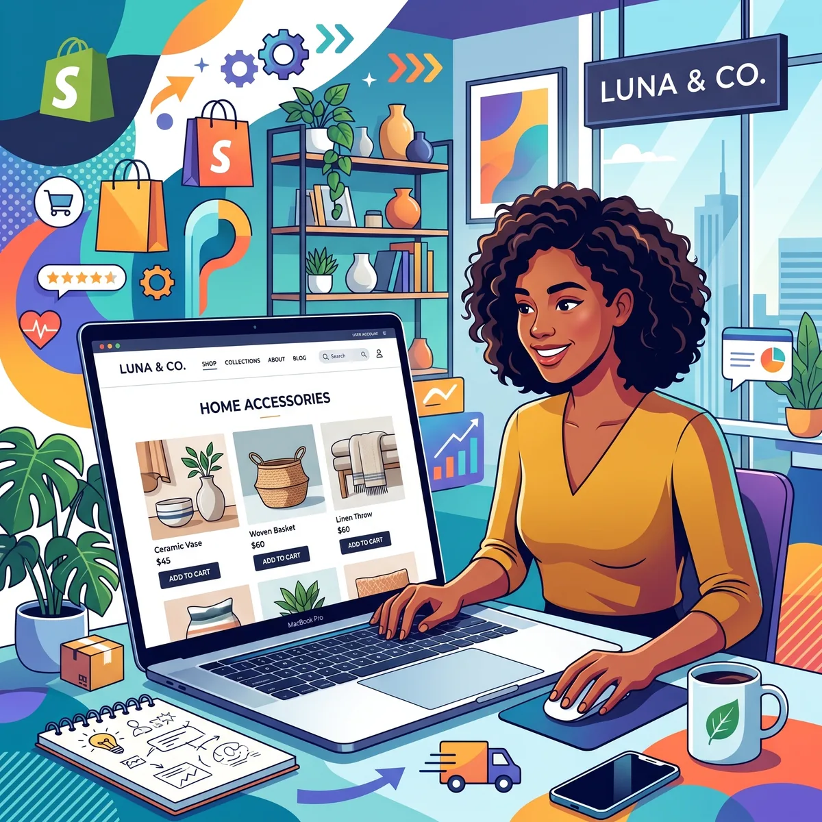 Design Shopify personnalisé