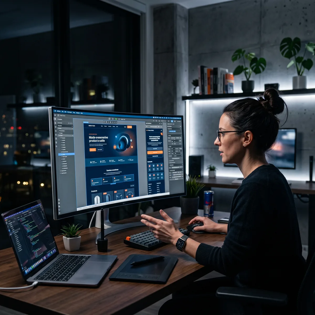 Design UI/UX sur Webflow