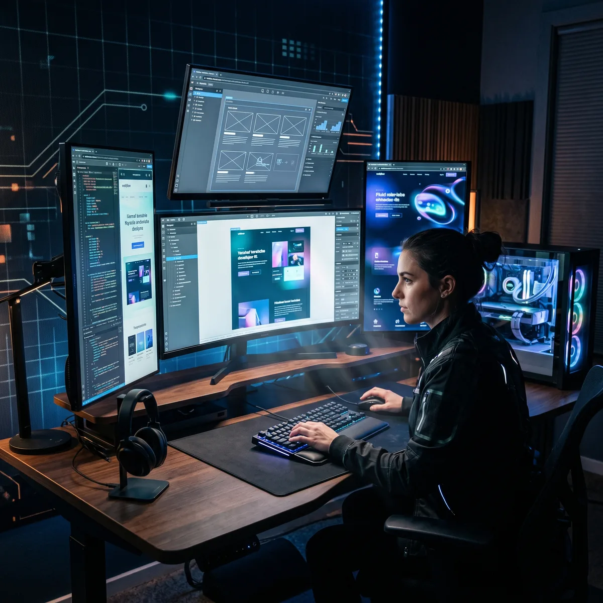 Développement no-code Webflow