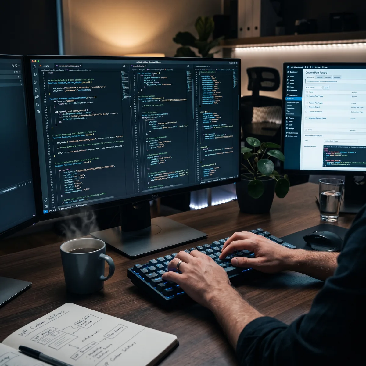 Développement spécifique WordPress