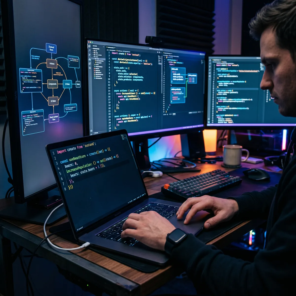 Développeur freelance Zustand