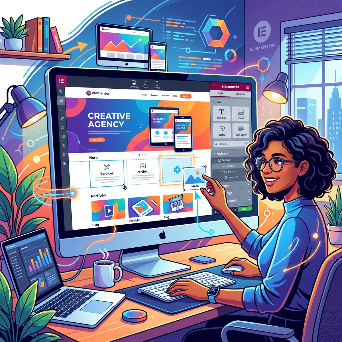 Gestion de contenu Elementor