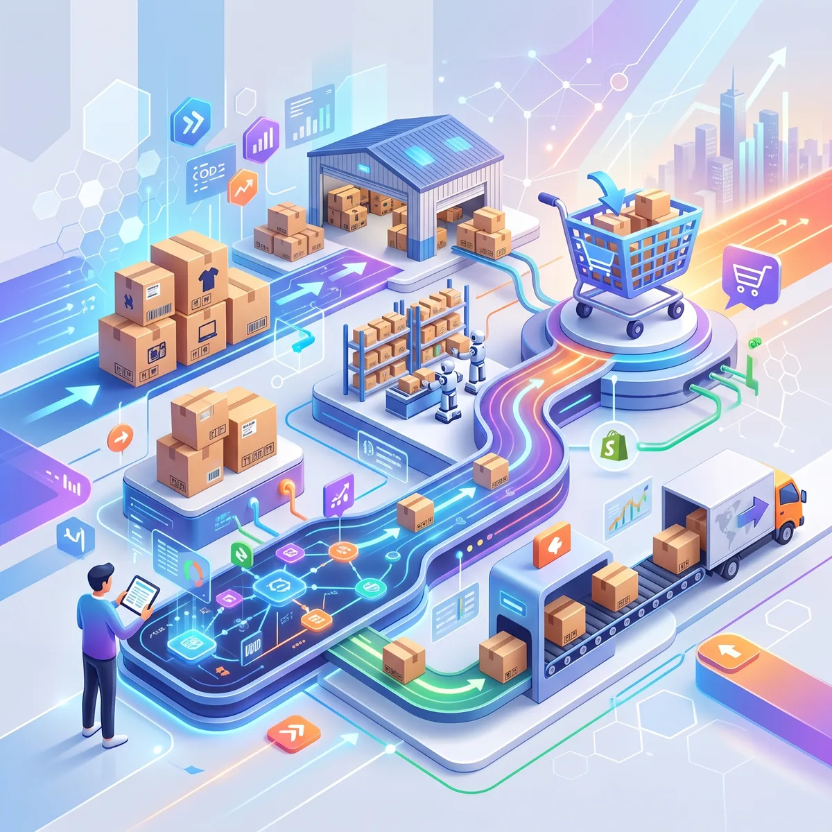 Gestion de stock Shopify