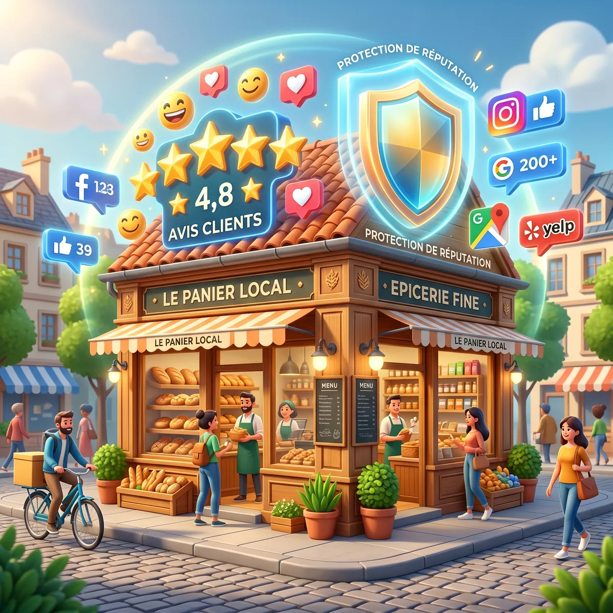 Gestion E-réputation Locale
