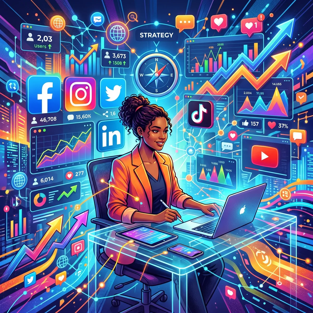 Gestion réseaux sociaux pro
