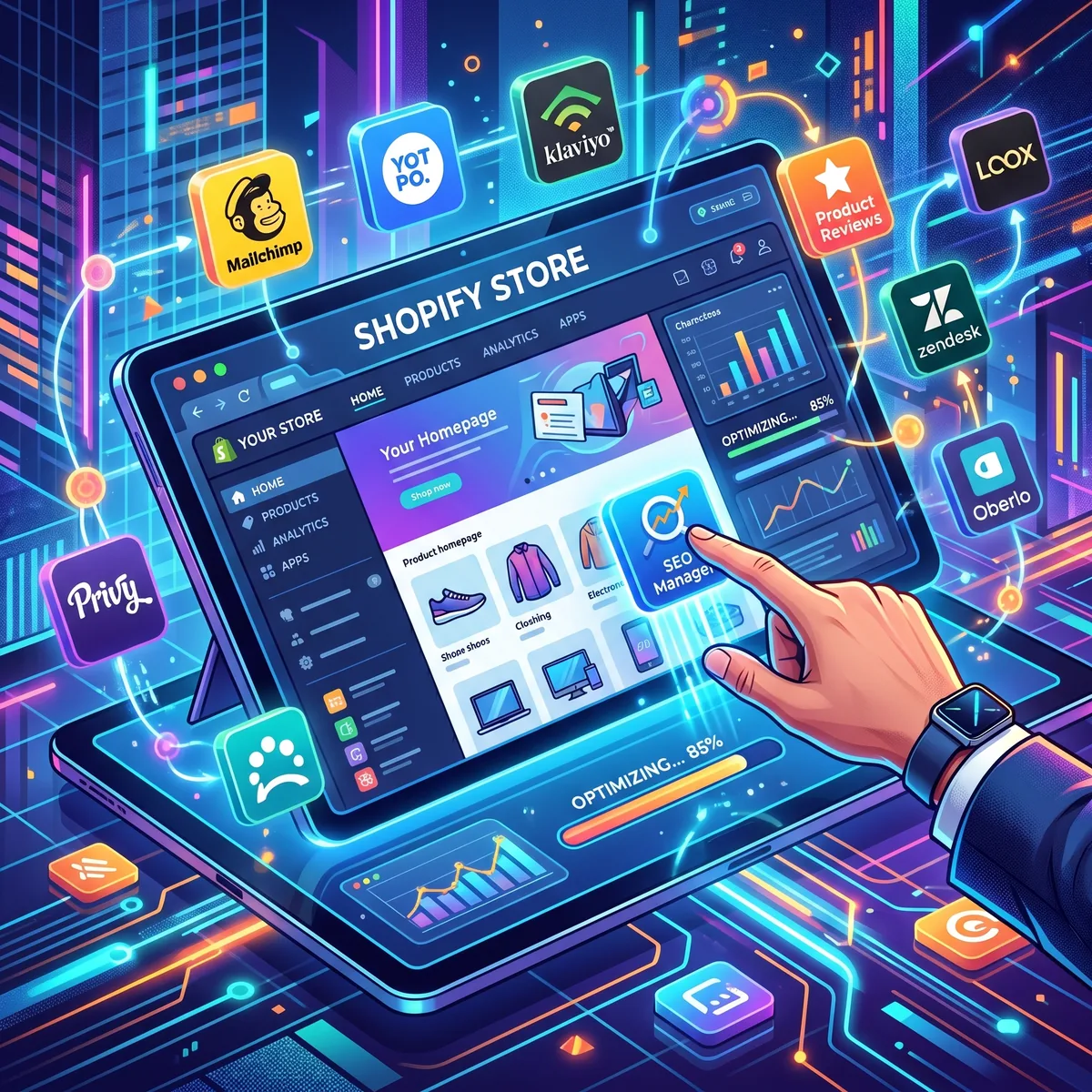 Installation Shopify apps