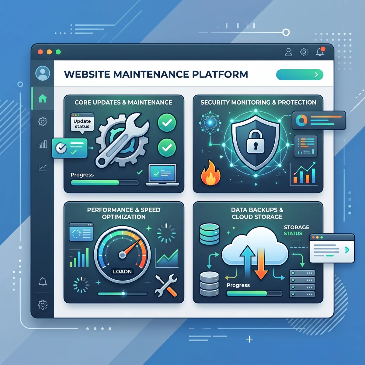 Maintenance site Webflow