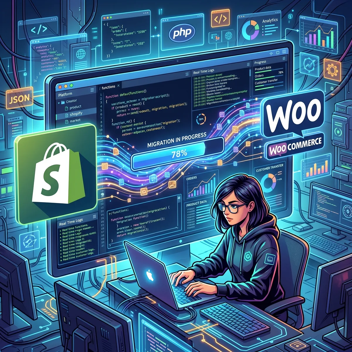 Migration Shopify vers WooCommerce