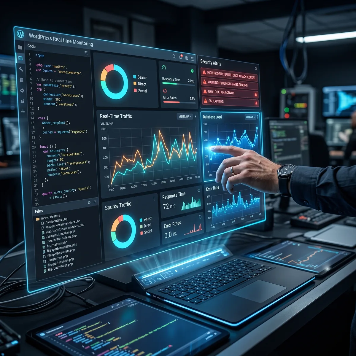Monitoring WordPress