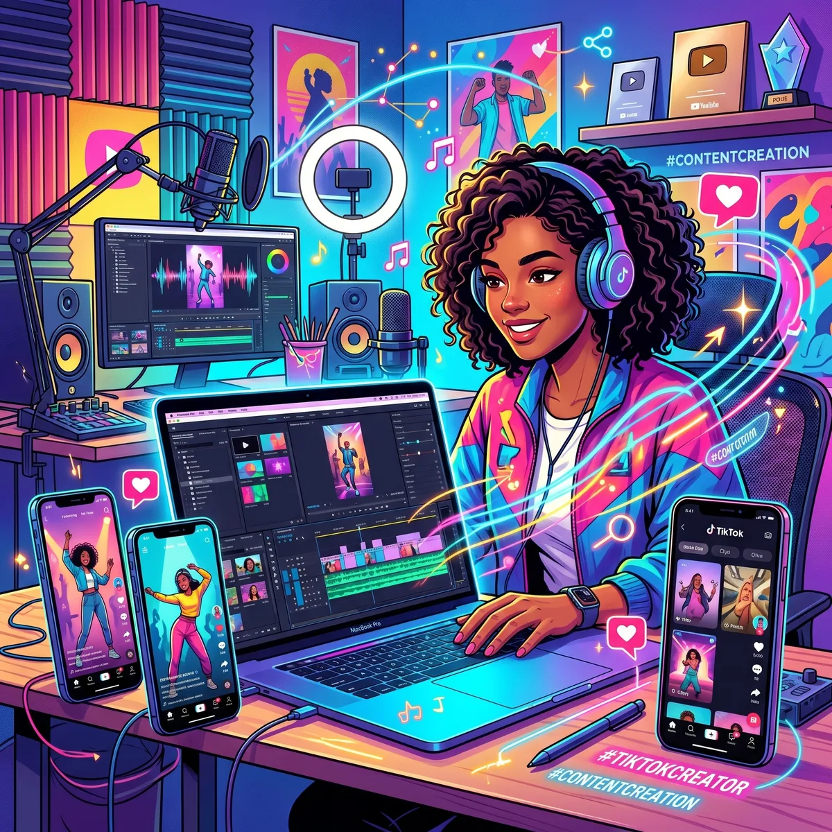 Montage vidéos TikTok
