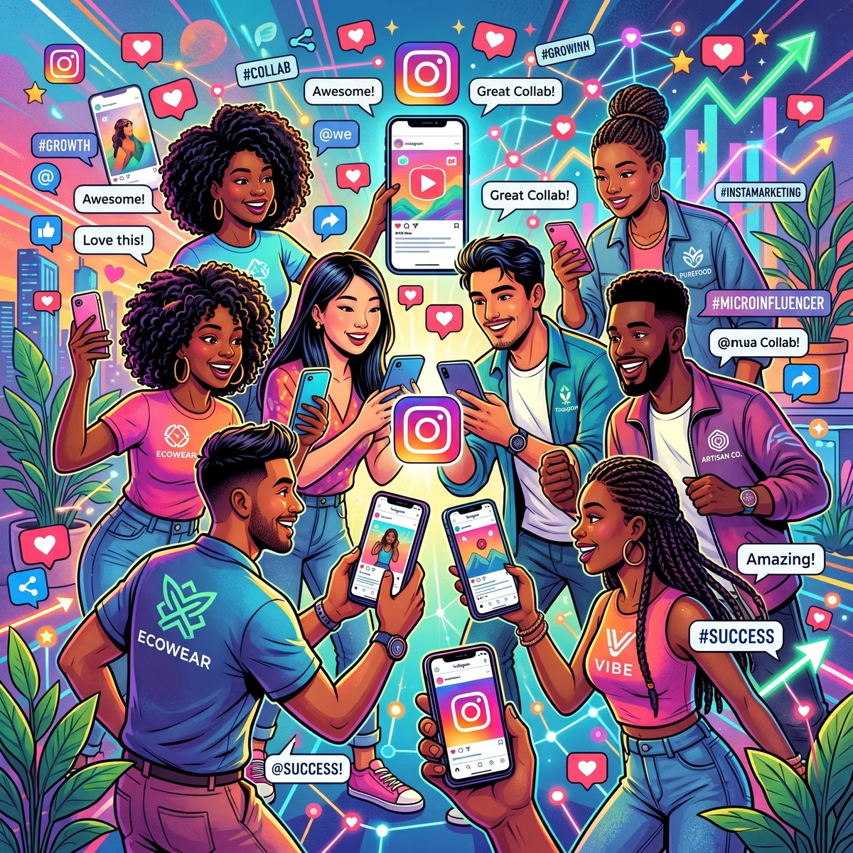 Partenariat influenceurs Instagram