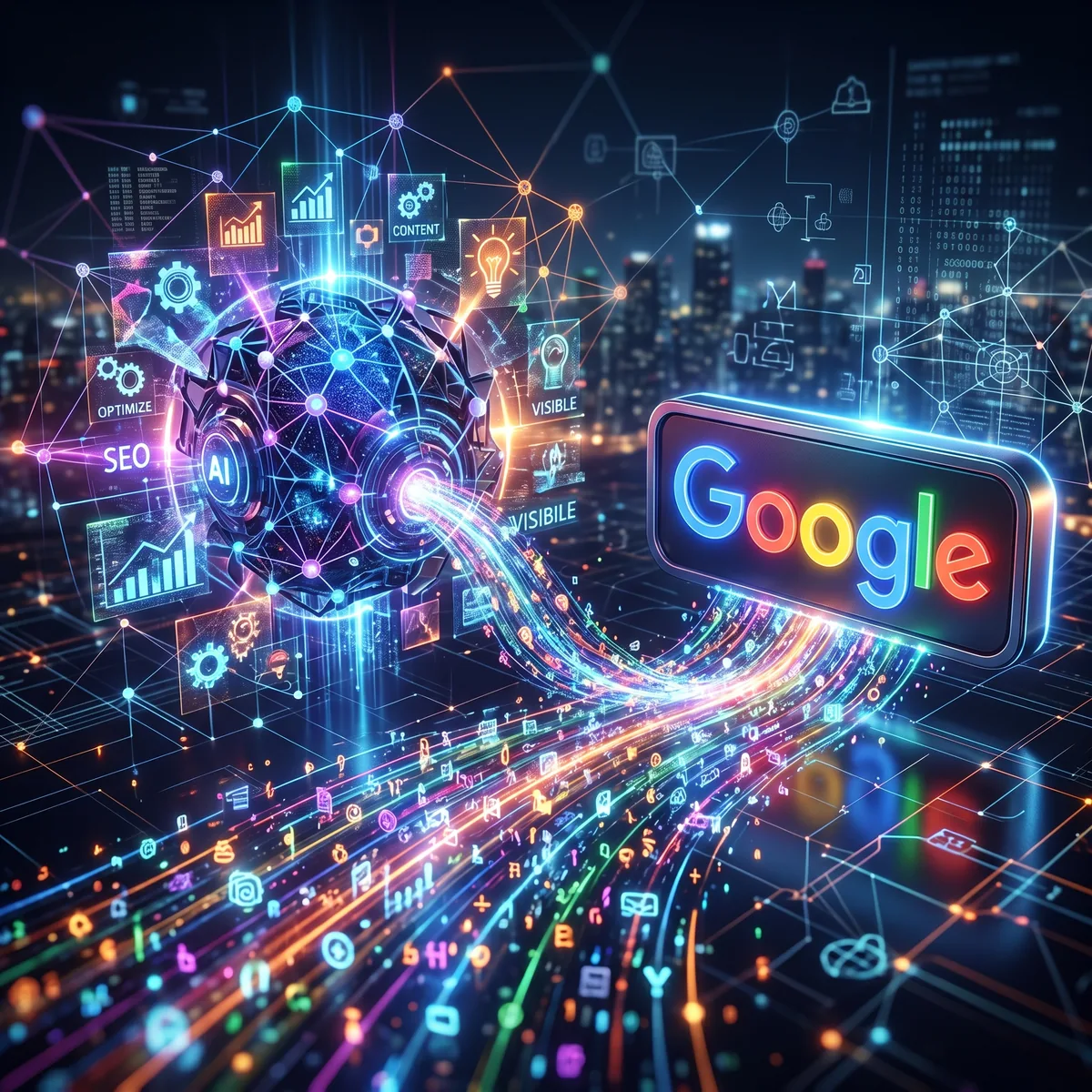 Positionnement Google contenu génératif