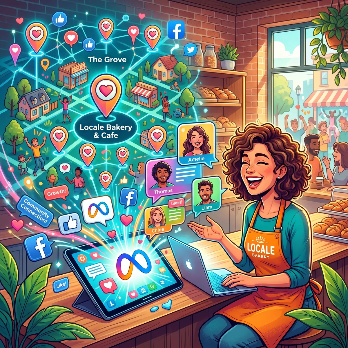 Publicité locale Facebook
