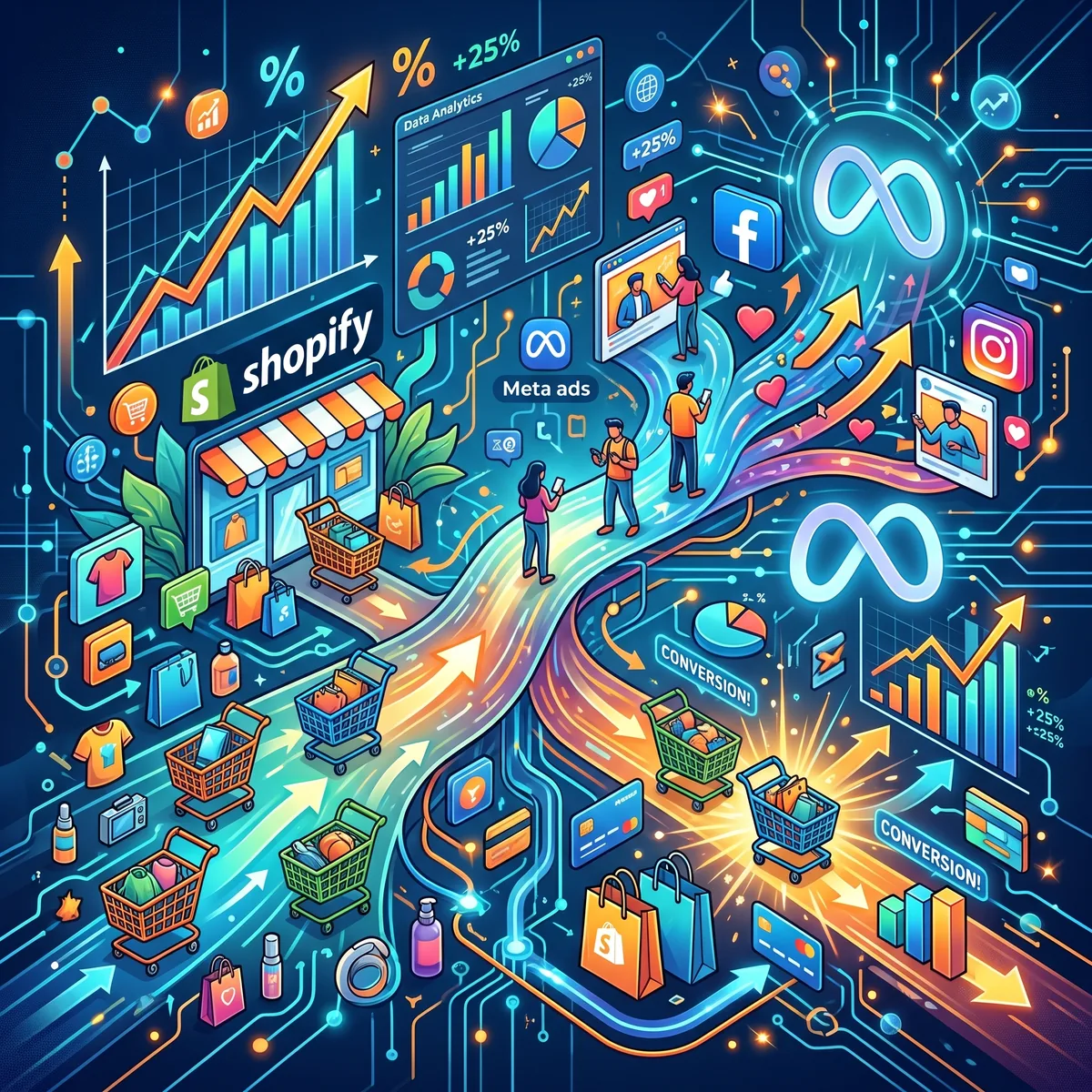 Publicité Shopify Meta