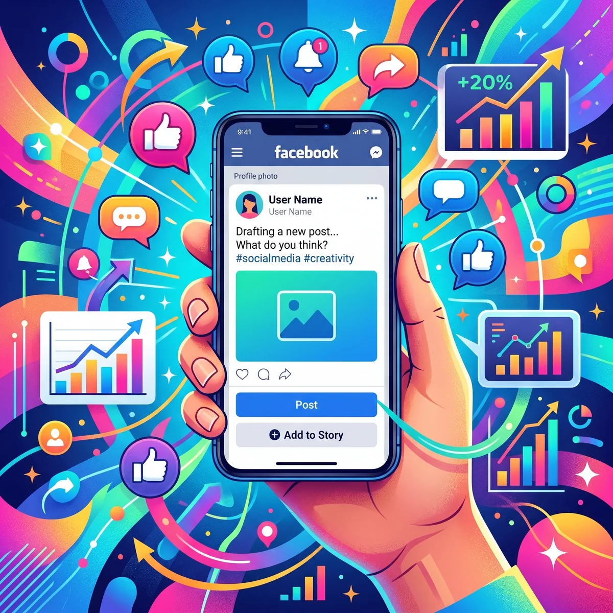 Rédaction posts Facebook