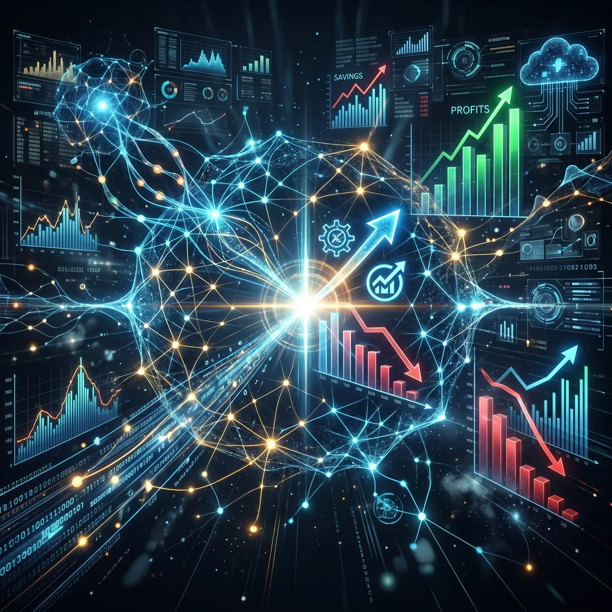 Réduction des coûts par l'IA
