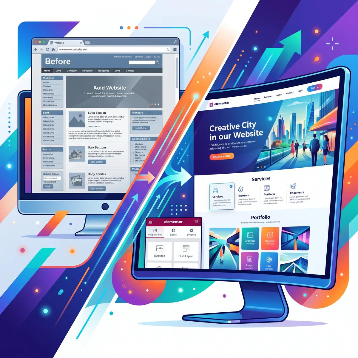 Refonte graphique Elementor