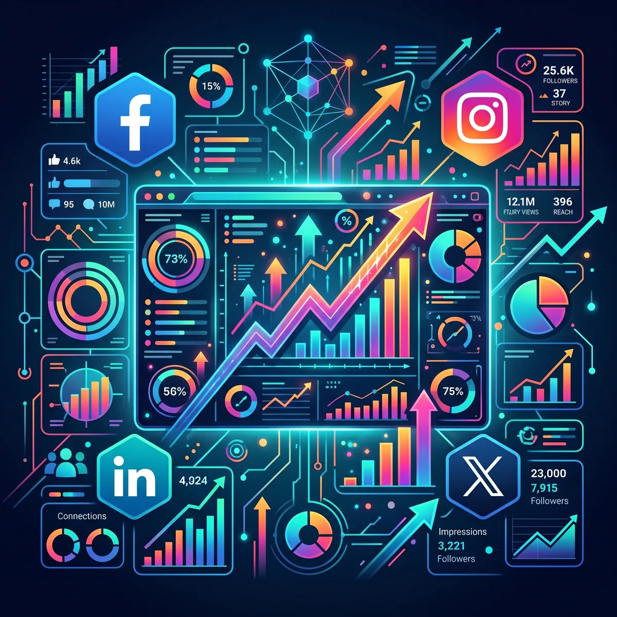 Reporting performance social media