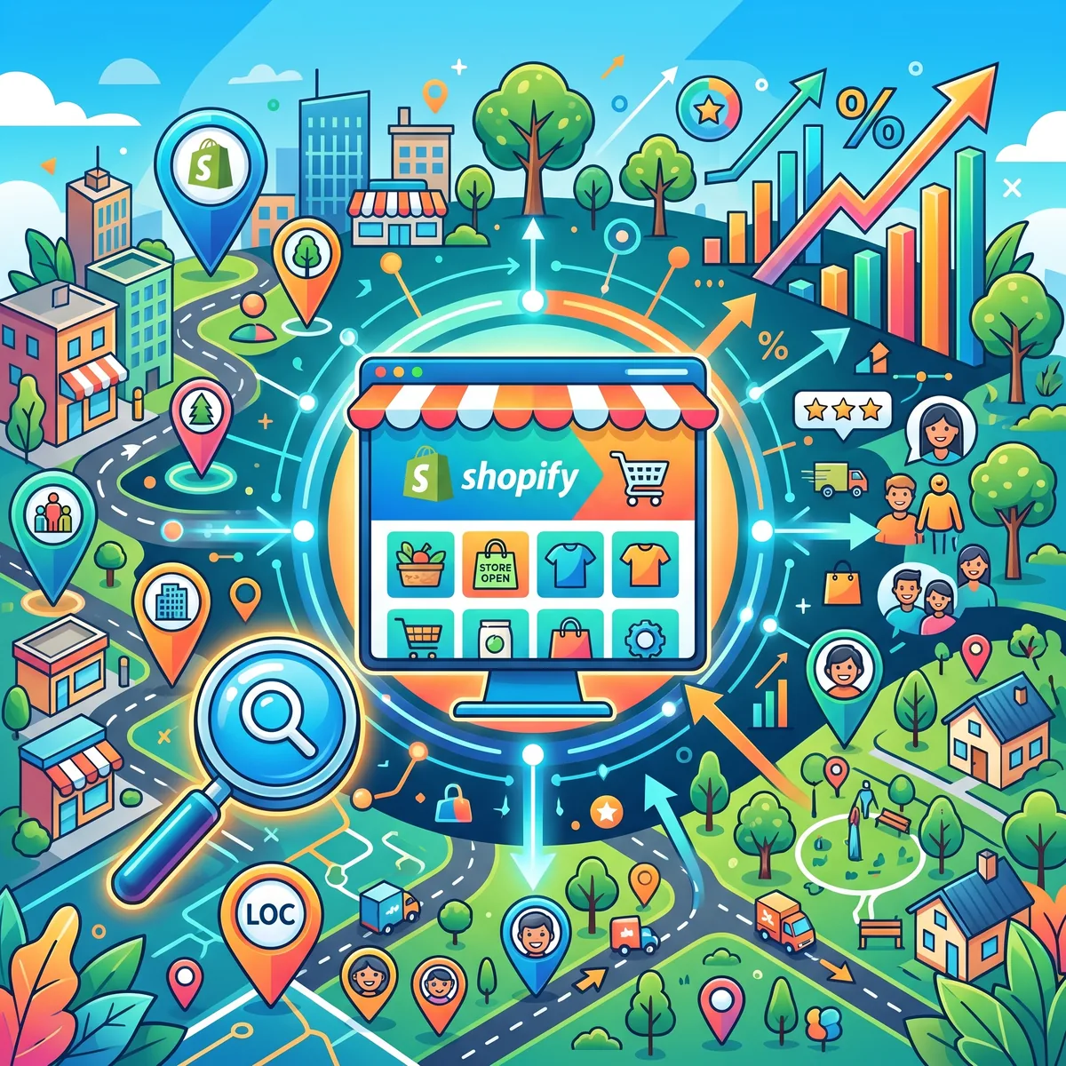 SEO local Shopify