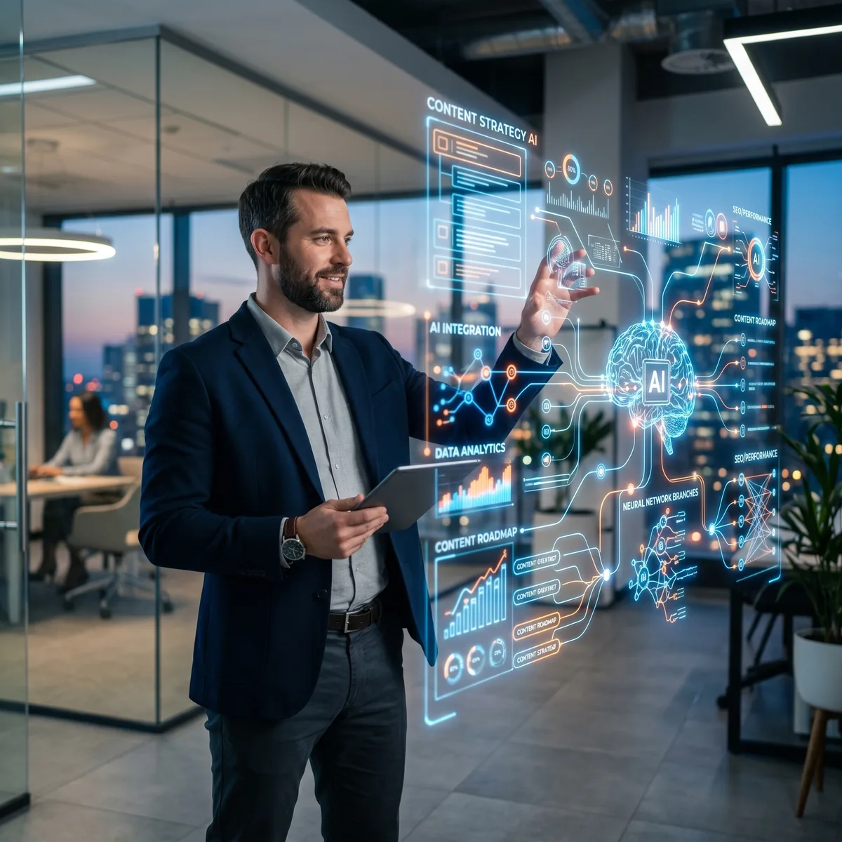 Stratégie de contenu IA