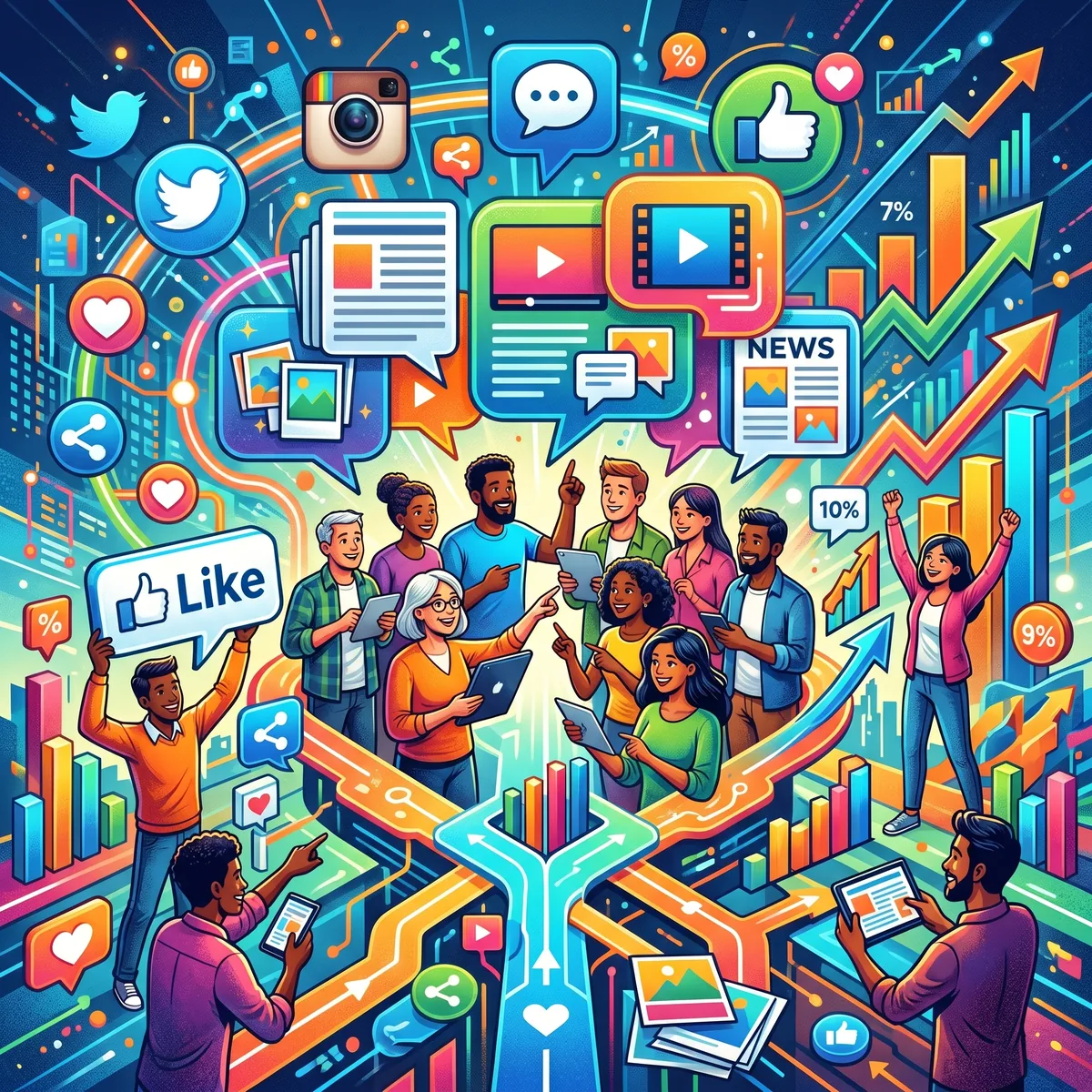 Stratégie de contenu social