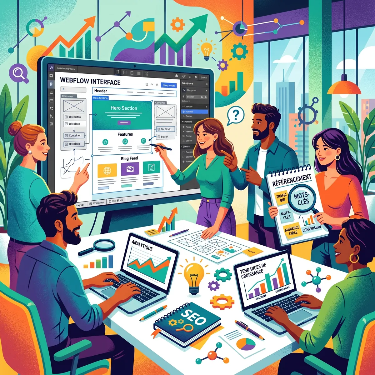 Stratégie de contenu Webflow
