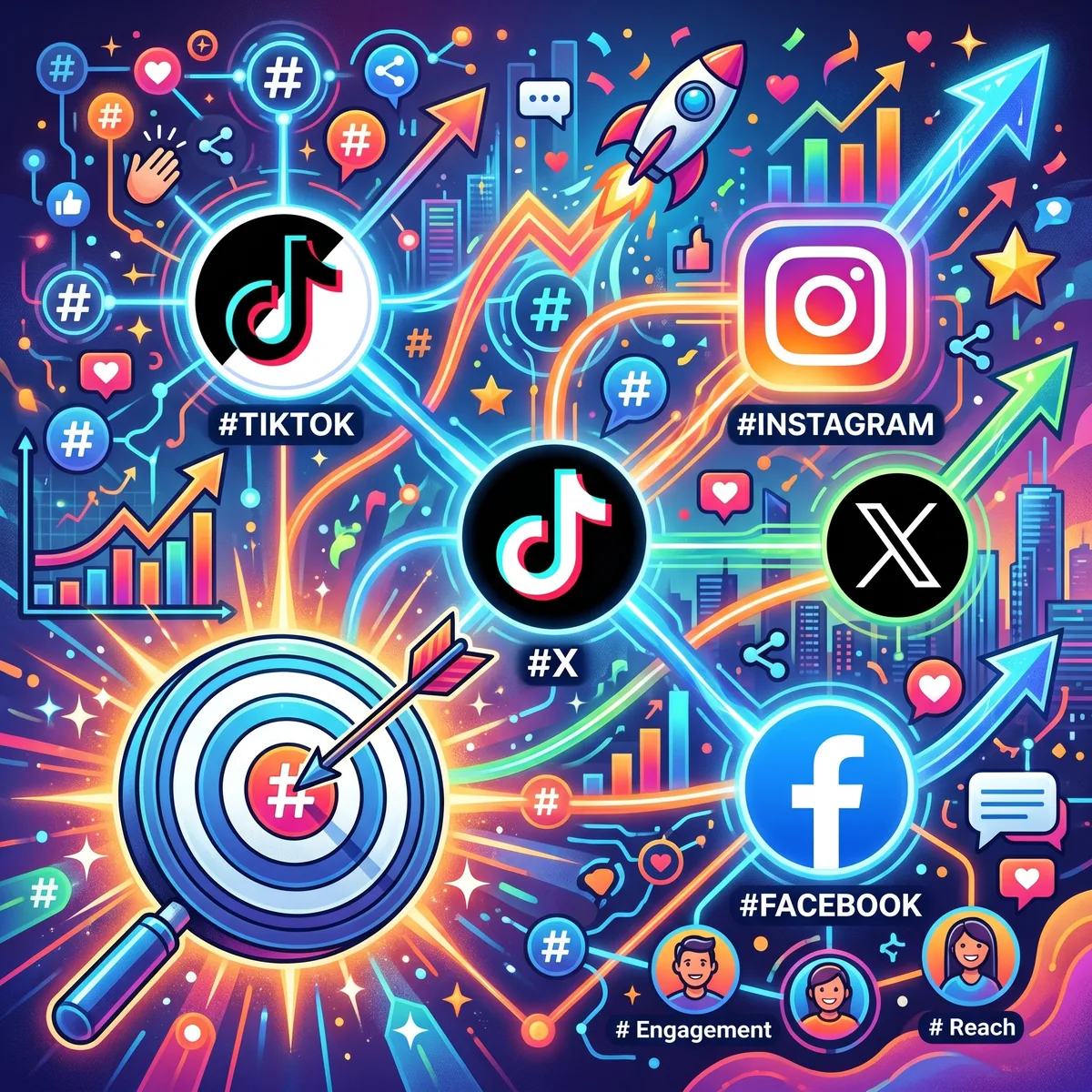 Stratégie de hashtag