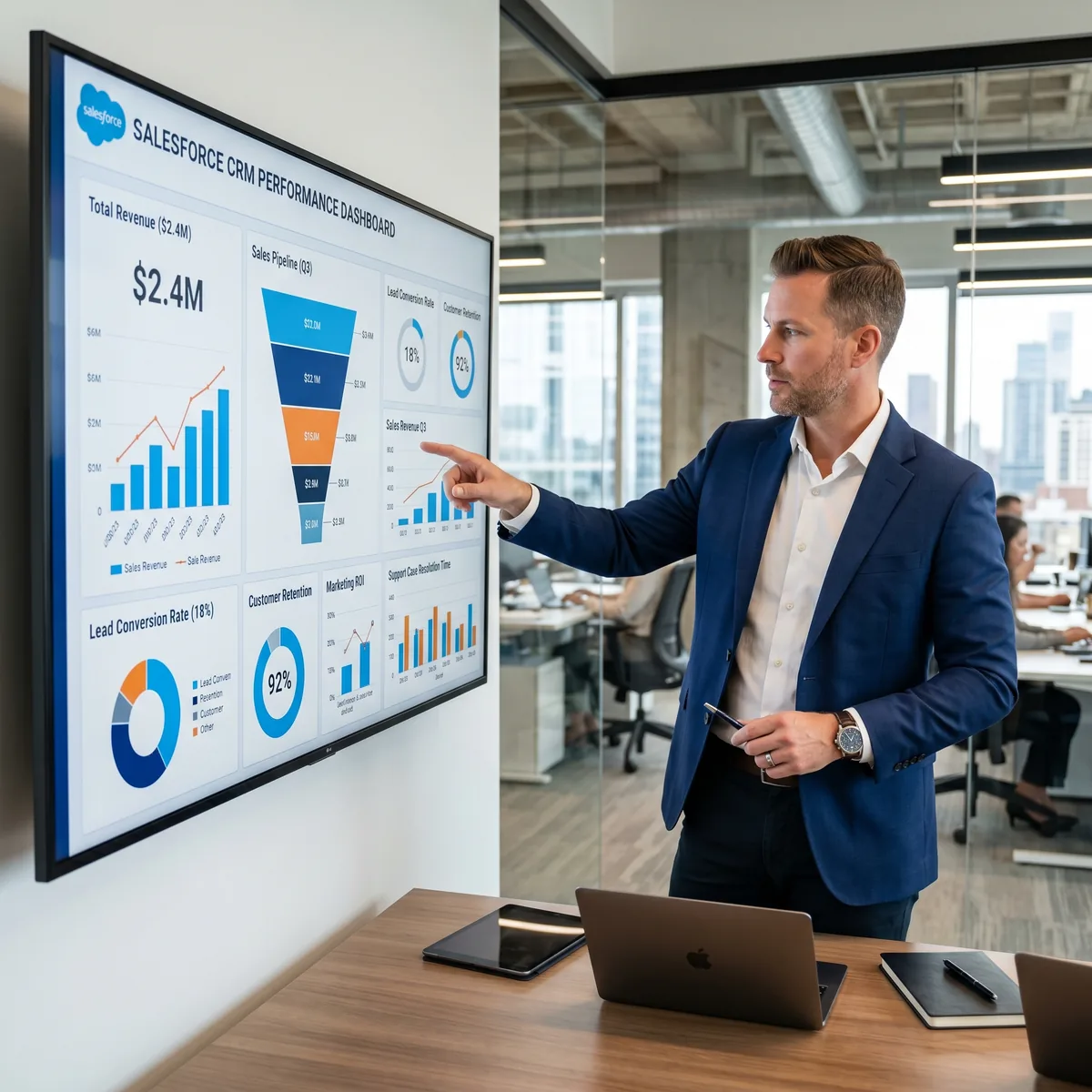Suivi des indicateurs clés Salesforce