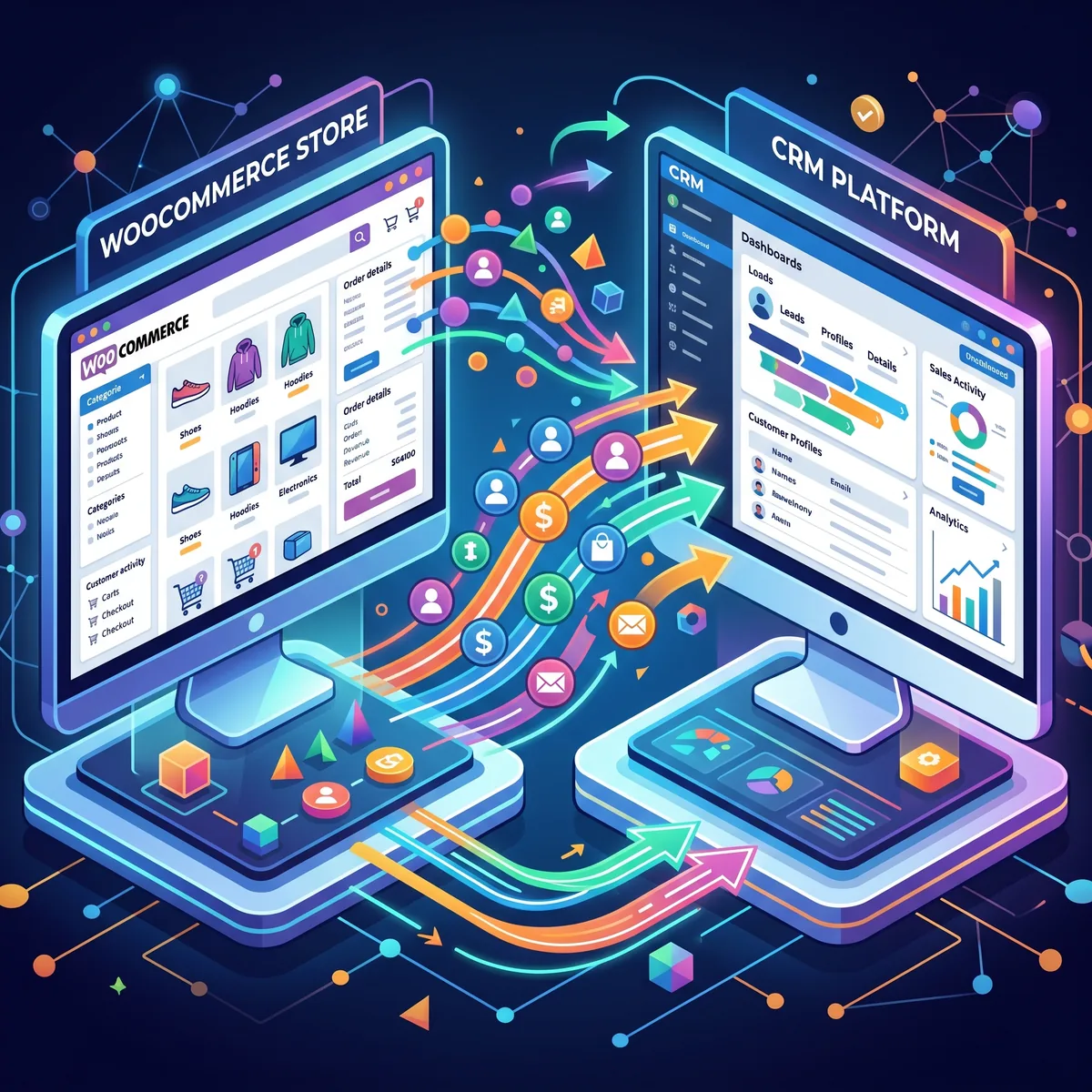 Synchronisation CRM WooCommerce