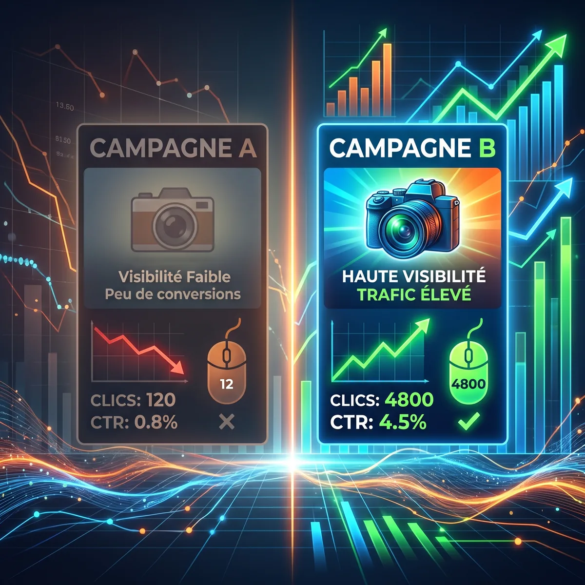 Tests A/B annonces