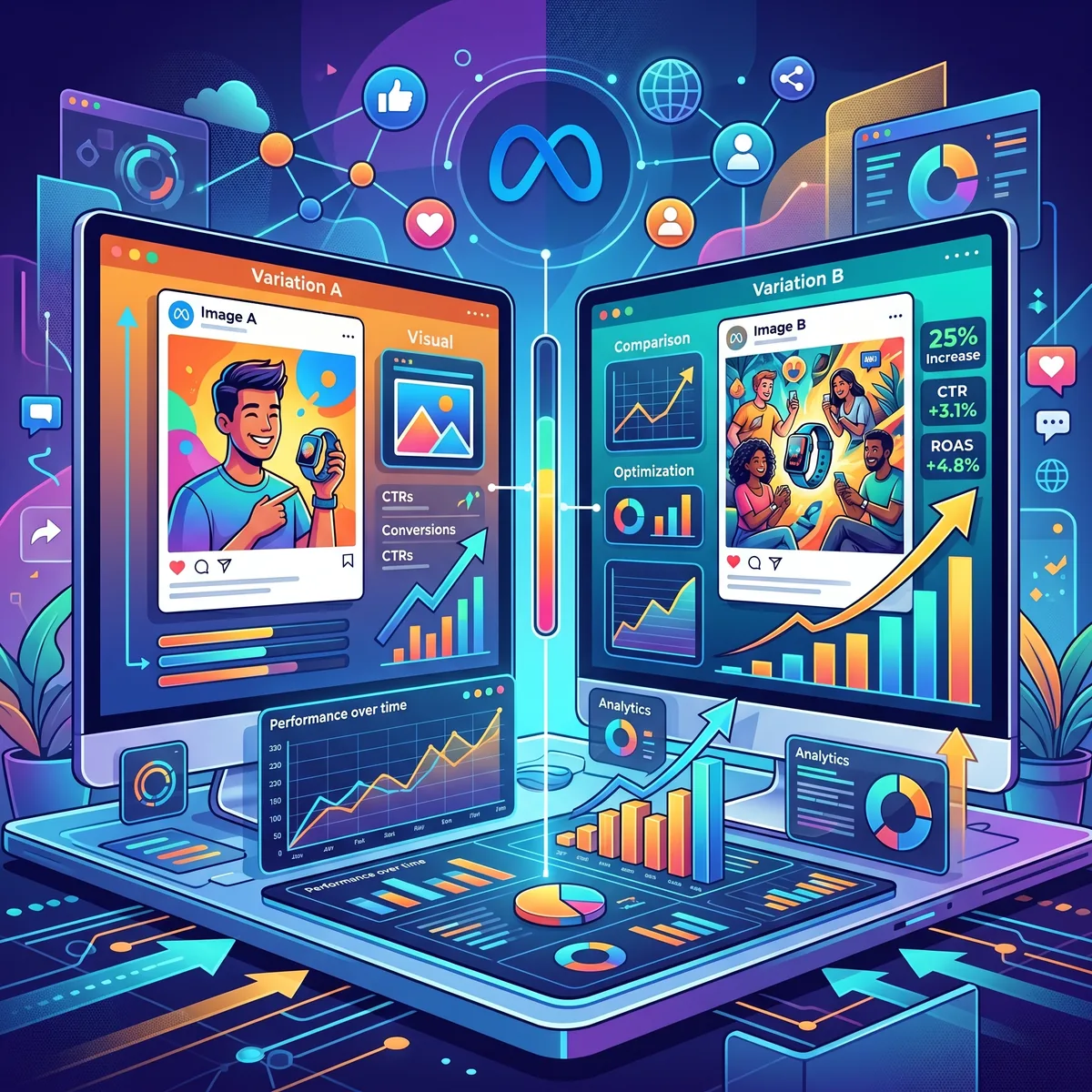 Tests A/B Meta Ads