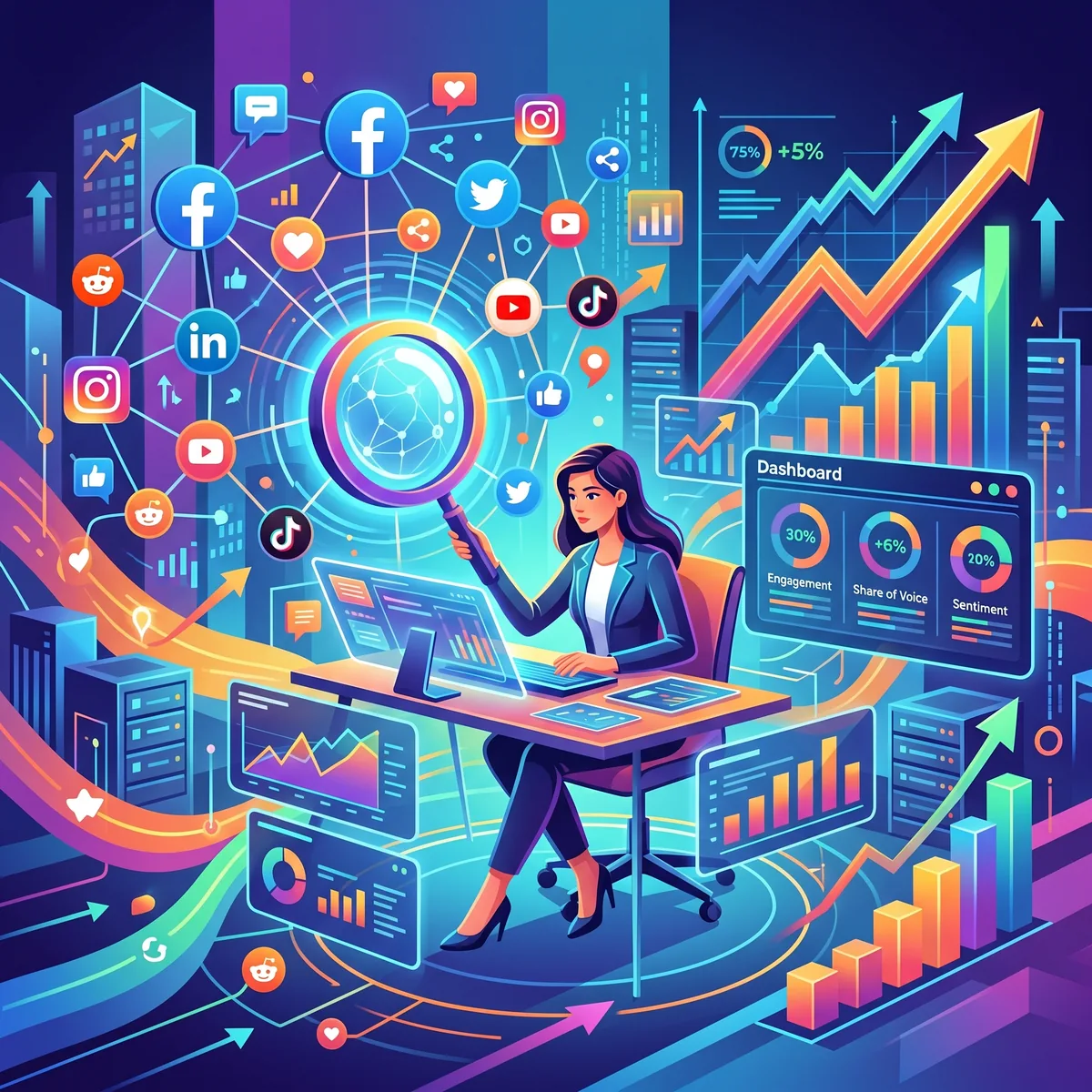 Veille concurrentielle social media