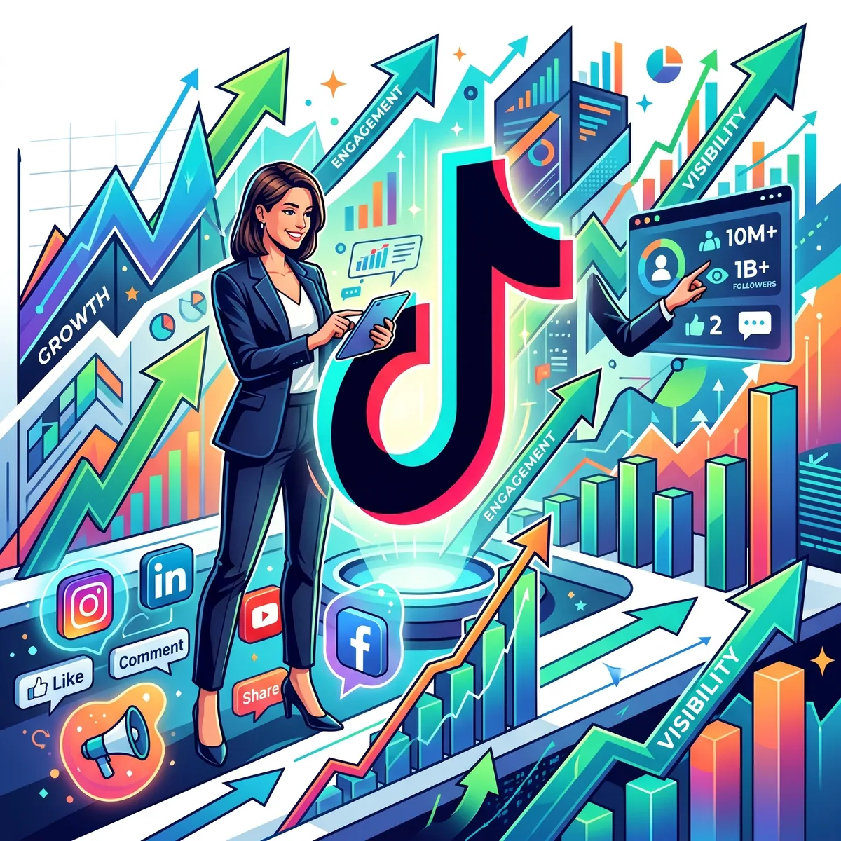 Visibilité TikTok entreprise
