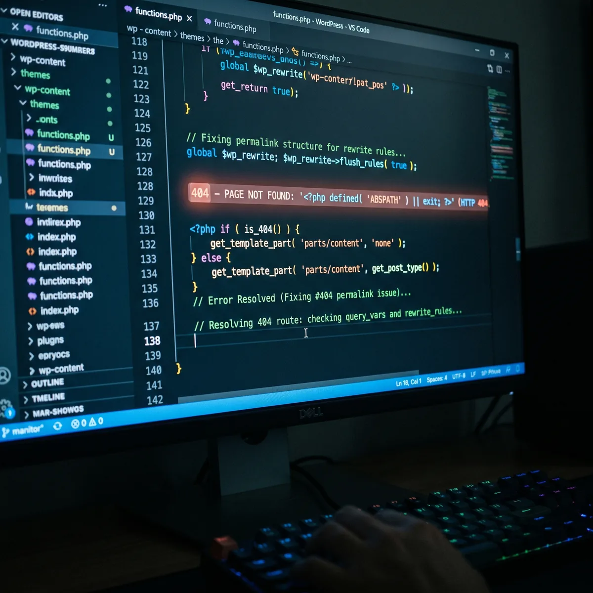 Wordpress : Permalink Structure Returns 404