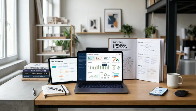 Déployez une stratégie digitale complète pour maximiser votre présence en ligne, combiner SEO et SEA, et atteindre vos objectifs de croissance.