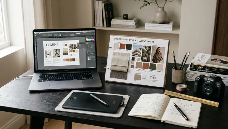 Pilotez l'ensemble de vos projets visuels avec une vision stratégique et une exécution créative irréprochable.