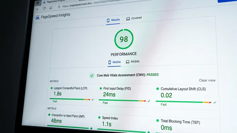 Au-delà de l'esthétique, nous optimisons la performance technique de votre site : vitesse de chargement, accessibilité et SEO, pour un site rapide et bien référencé.